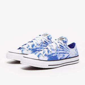 اسنیکر کانورس مدل chuck taylor all star OX (آبی.سفید)