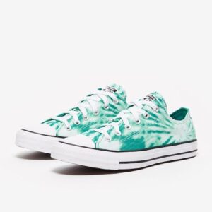 اسنیکر کانورس مدل chuck taylor all star OX(سبز.سفید)
