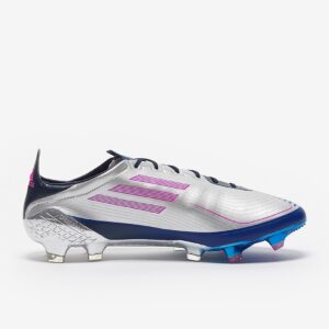 کفش فوتبال آدیداس FG F50 Ghosted UCL(نقره ای.سورمه ای)