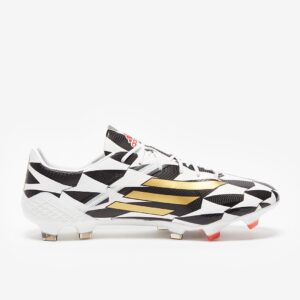 کفش فوتبال آدیداس FG F50 ADIZERO IV LIMITED (سیاه.سفید.طلایی)