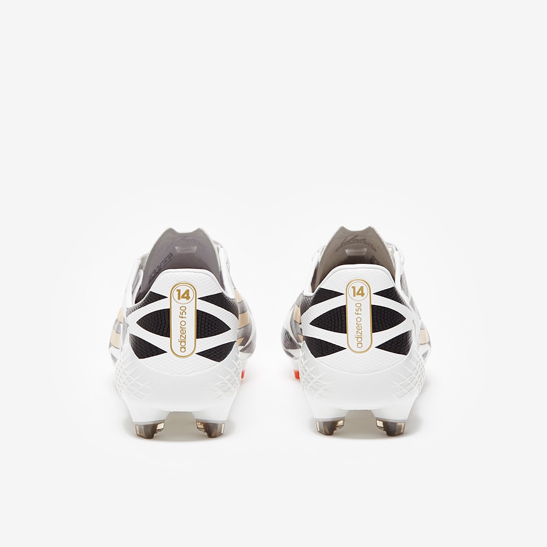 کفش فوتبال آدیداس FG F50 ADIZERO IV LIMITED (سیاه.سفید.طلایی) - تصویر 4