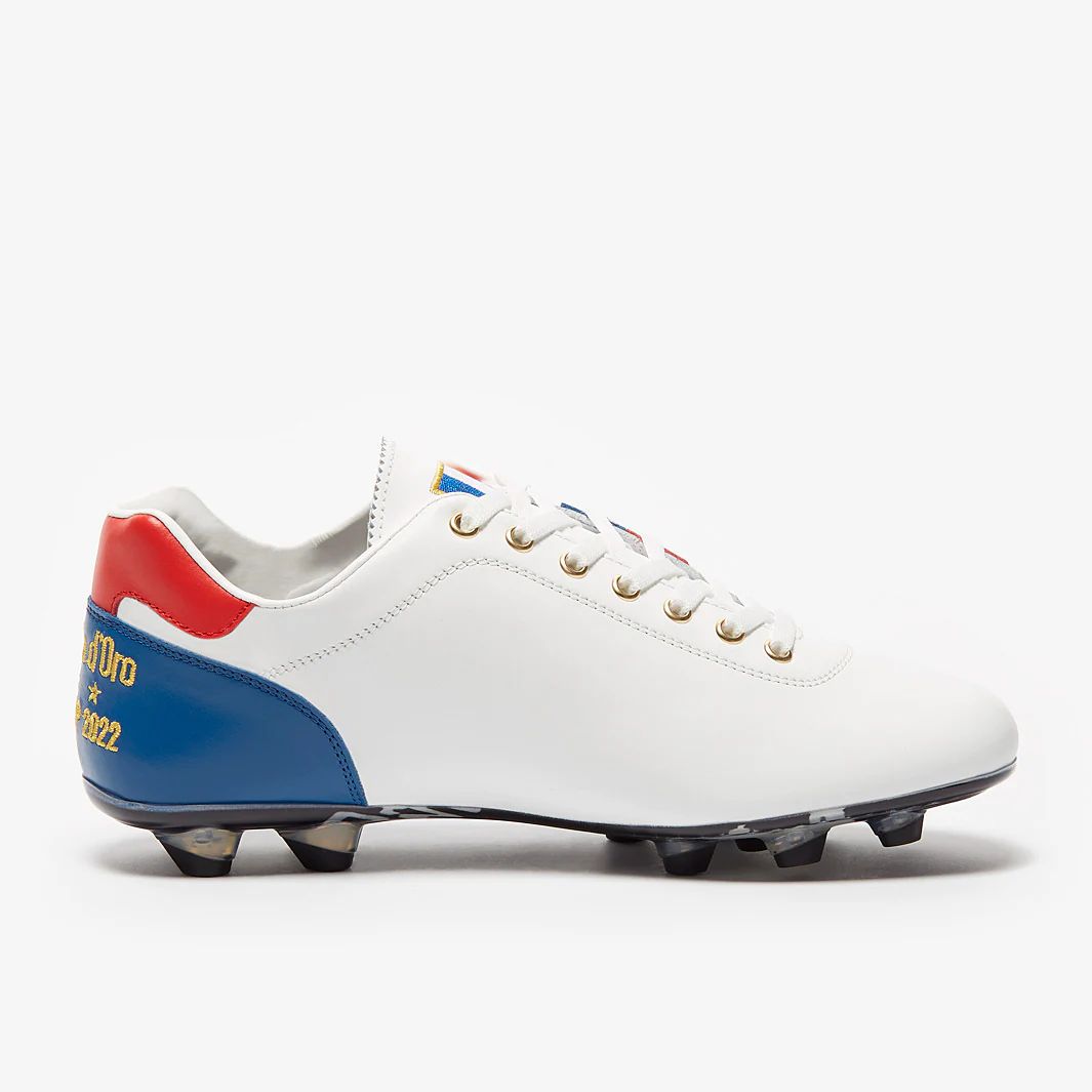 کفش فوتبال پانتوفولا دورو مدل FG Lazzarini Made in italy France Edition (سفید) - تصویر 2