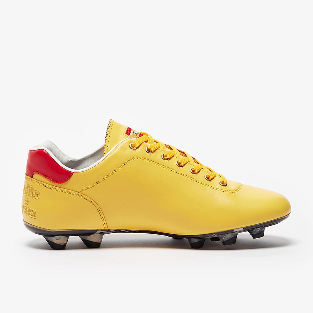 کفش فوتبال پانتوفولا دورو مدل FG Lazzarini Made in italy Spain Edition (زرد) - تصویر 3