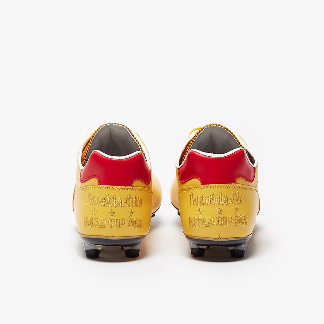 کفش فوتبال پانتوفولا دورو مدل FG Lazzarini Made in italy Spain Edition (زرد) - تصویر 5