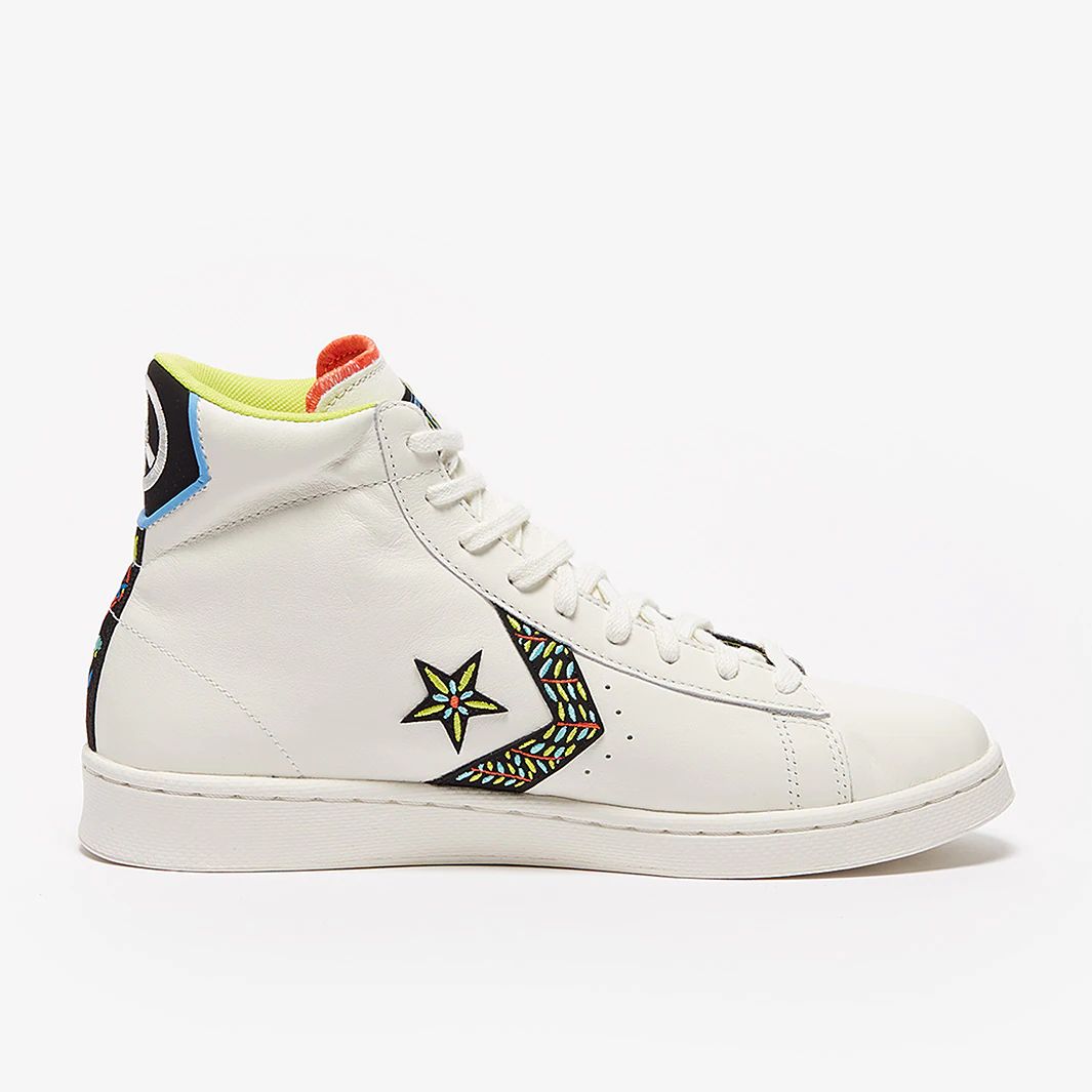 اسنیکر کانورس مدل pro leather peace & unity hi (سفید) - تصویر 3