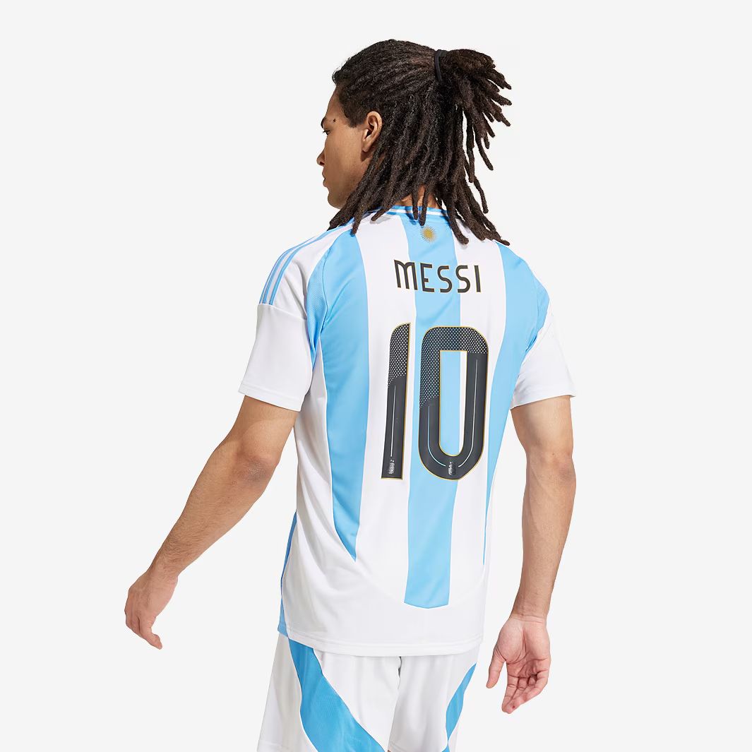 لباس اول تیم ملی آرژانتین 2024 Messi10 نسخه هواداری - تصویر 2