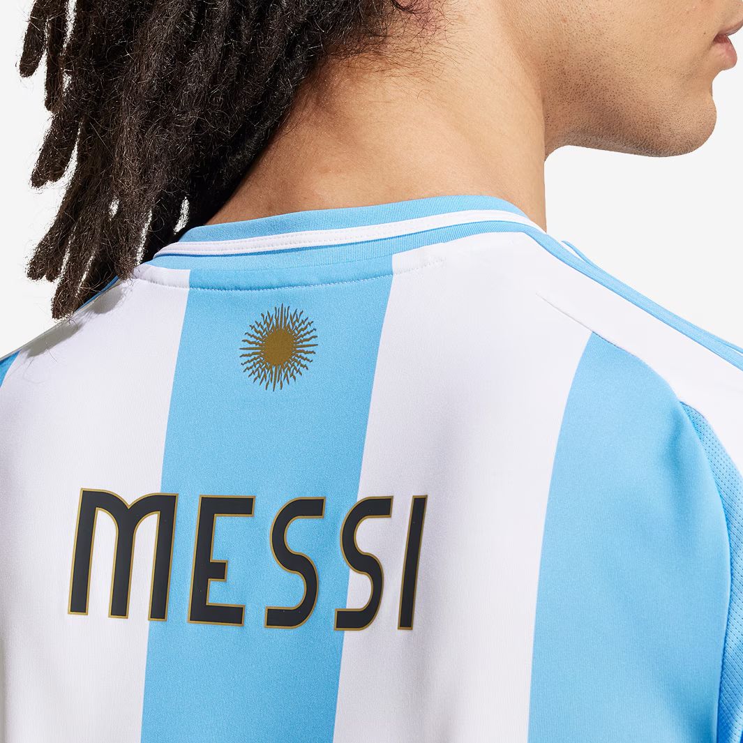 لباس اول تیم ملی آرژانتین 2024 Messi10 نسخه هواداری - تصویر 4